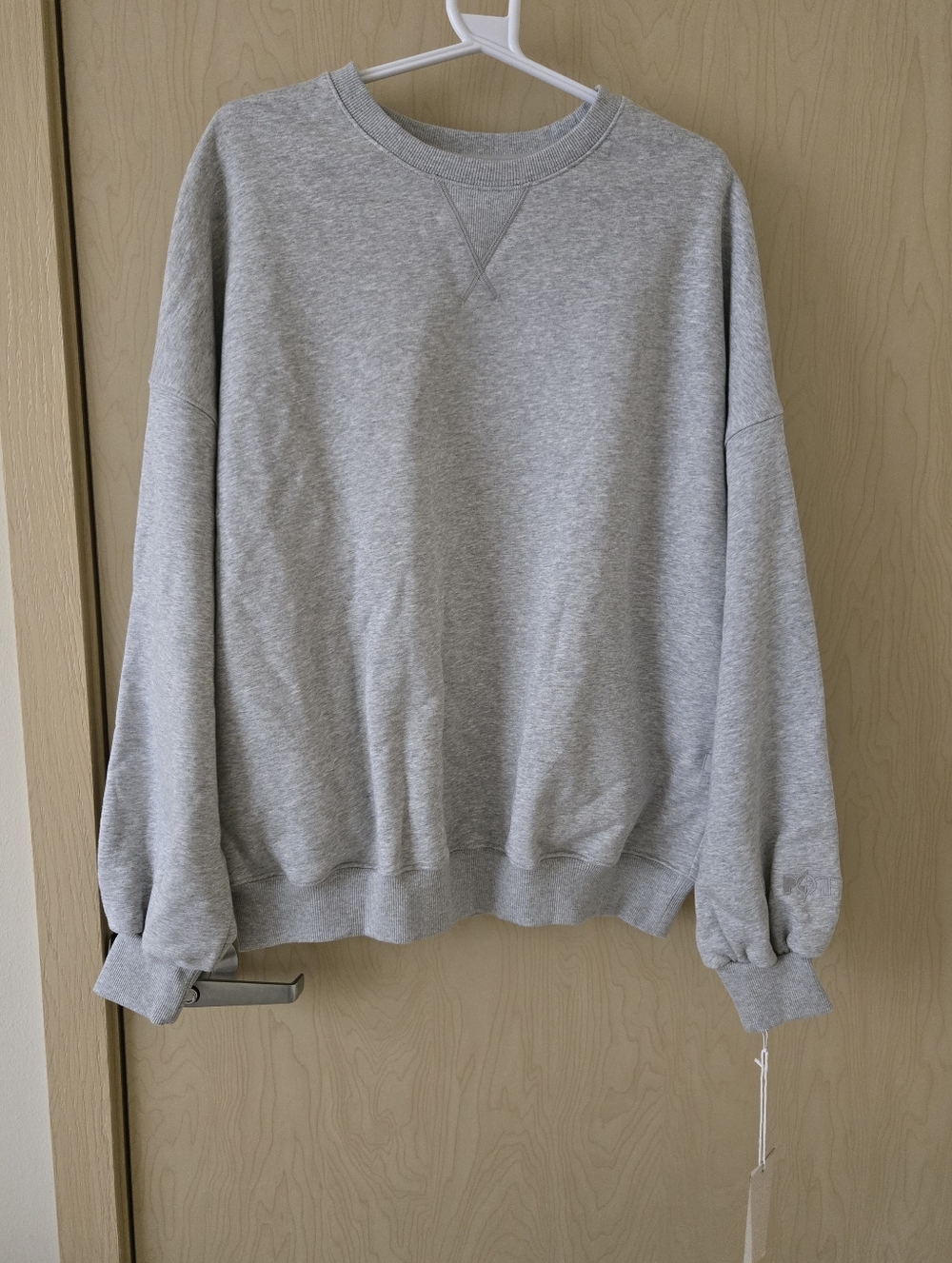 NWT Popflex Cloud Crewneck Sweater Heather Gray (M/L)
